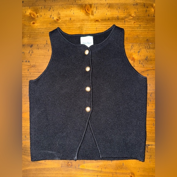 Sky To Moon Tops - Sky to Moon‎ Black thick tank top